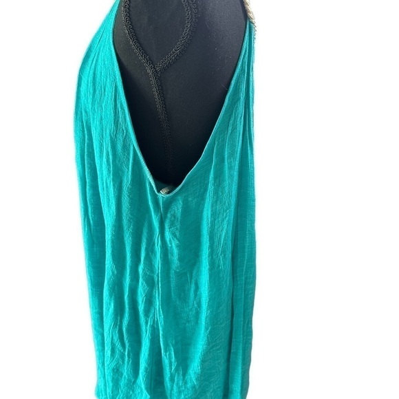 NWOT Indigo soul turquoise tank top. Size 2XL - Picture 3 of 9